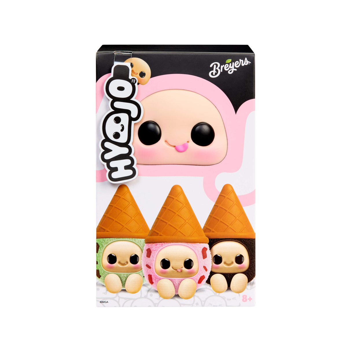 Hyojo Breyer's Ice Cream Cone series packaging — one random blind box; artwork shows possible designs