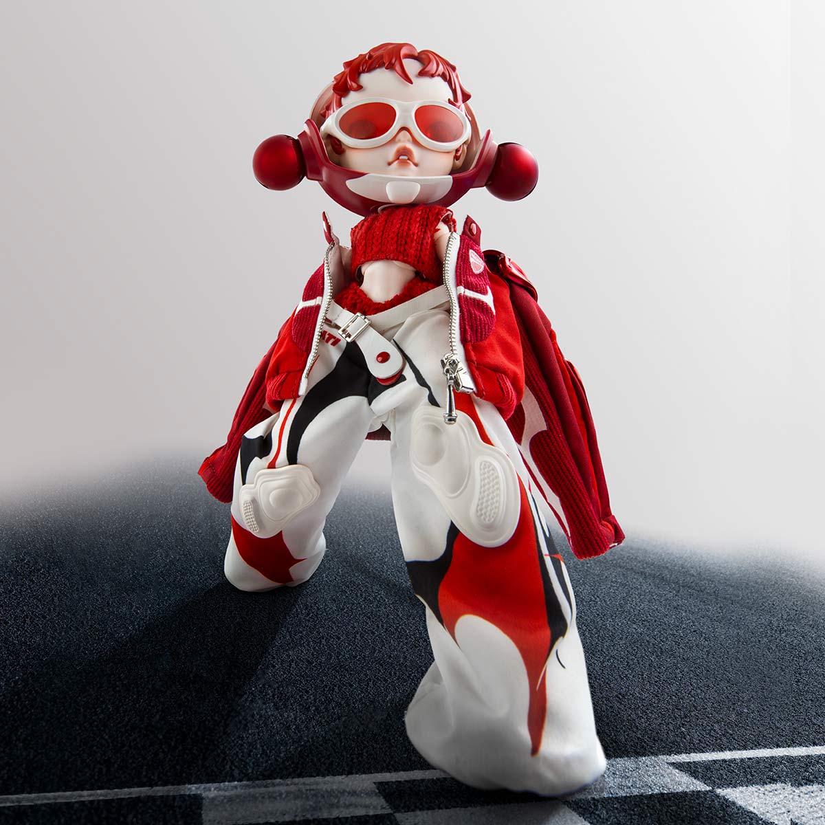 SKULLPANDA × DUCATI — Glasses and pose presentation