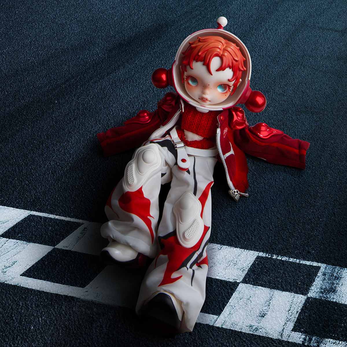 SKULLPANDA × DUCATI — Seated display pose