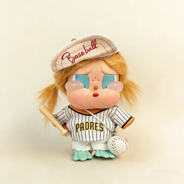 4-Piece Striped Baseball Uniform for Crybaby 17cm - main product card | KikiBuddies