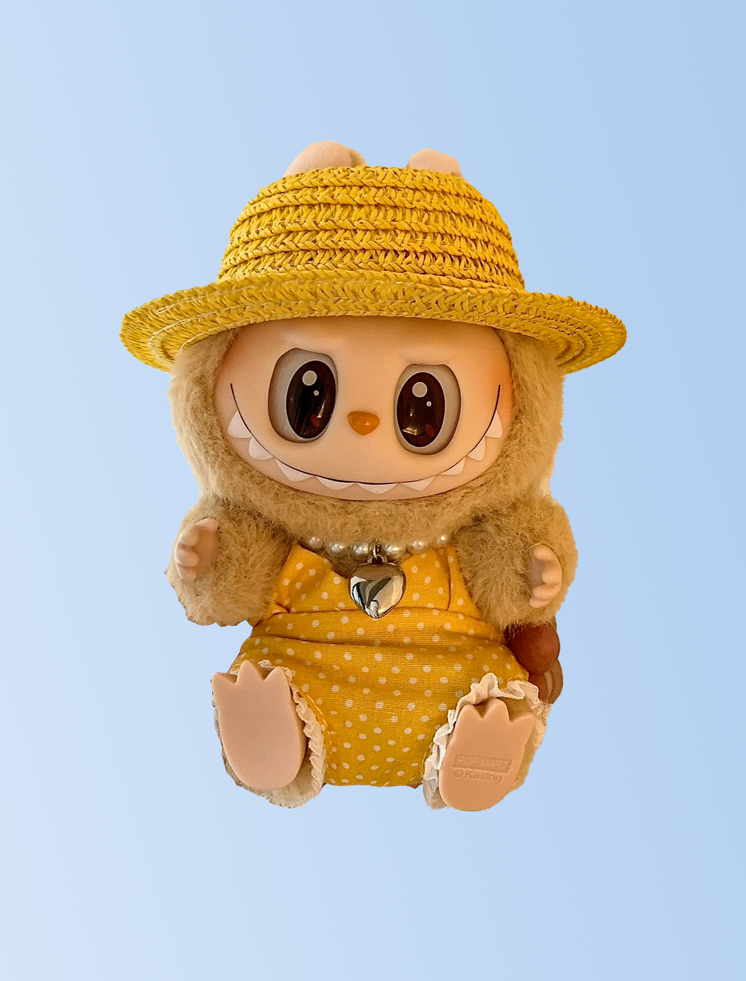 Labubu Lemon Breeze Set – Yellow Polka Dot Swim Look (3 Items)