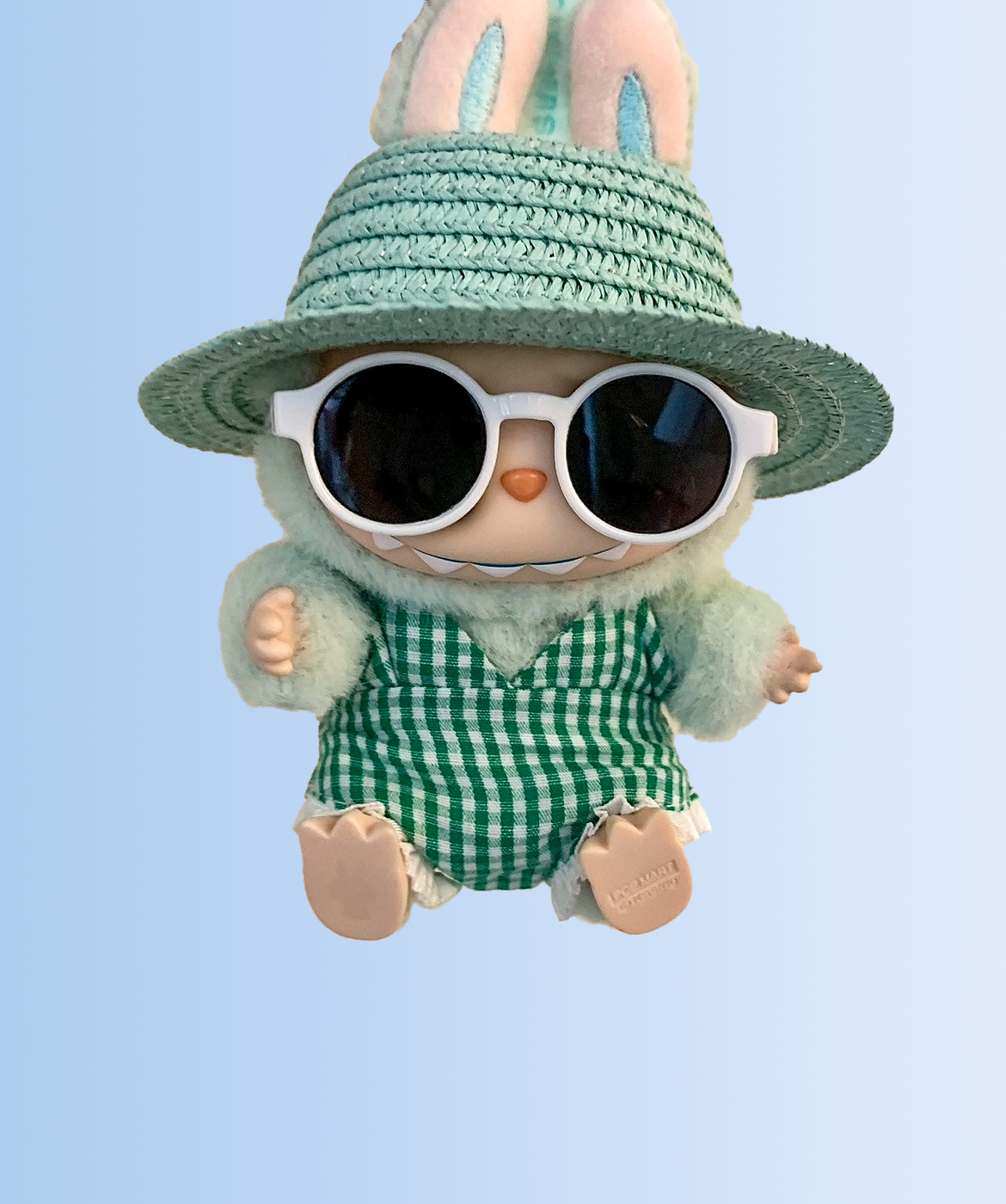 Labubu Retro Summer Set – Green Polka Dot Edition (3 Items)