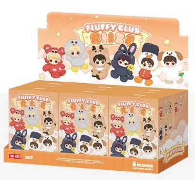 RIIZE Fluffy Club — 1 SET (6 BOXES) — exact selection