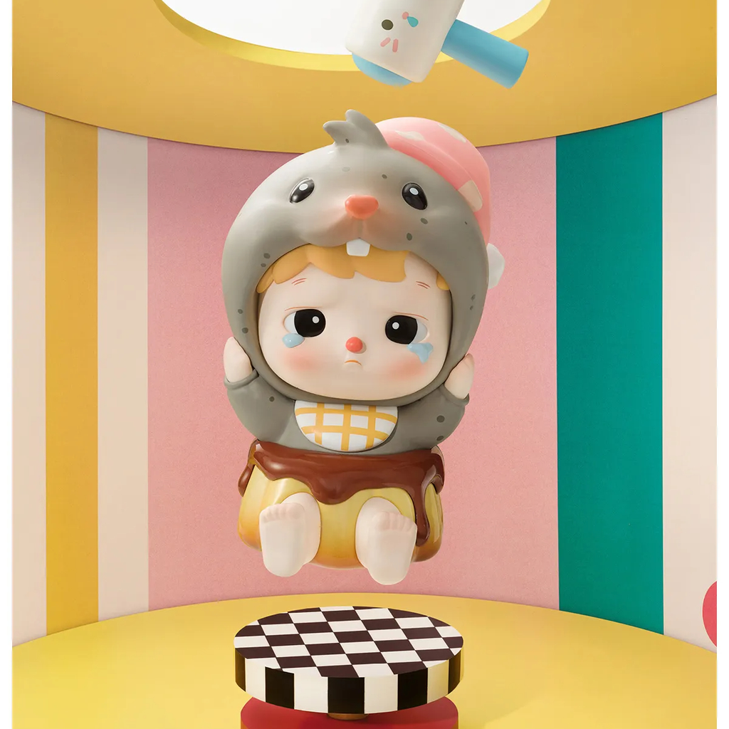 HACIPUPU Rolling Time Machine gray costume design display; random box design may differ