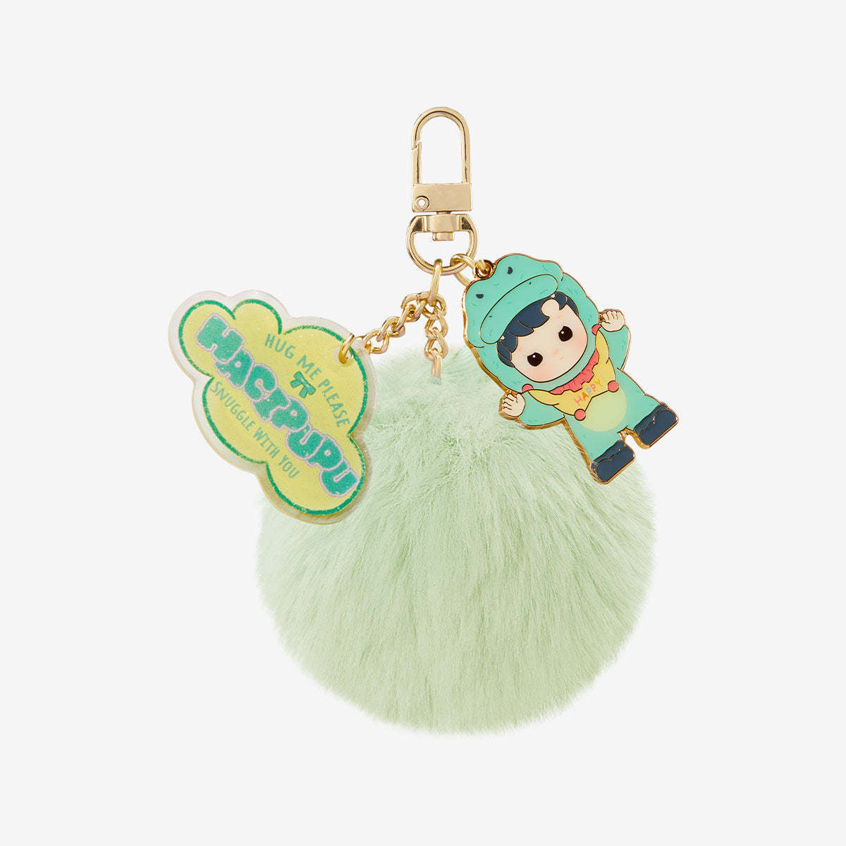 HACIPUPU Snuggle With You — green pendant design
