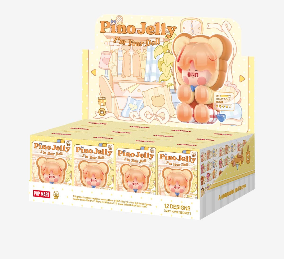 PINO JELLY I am Your Doll Twelve-box set packaging; scene props not included