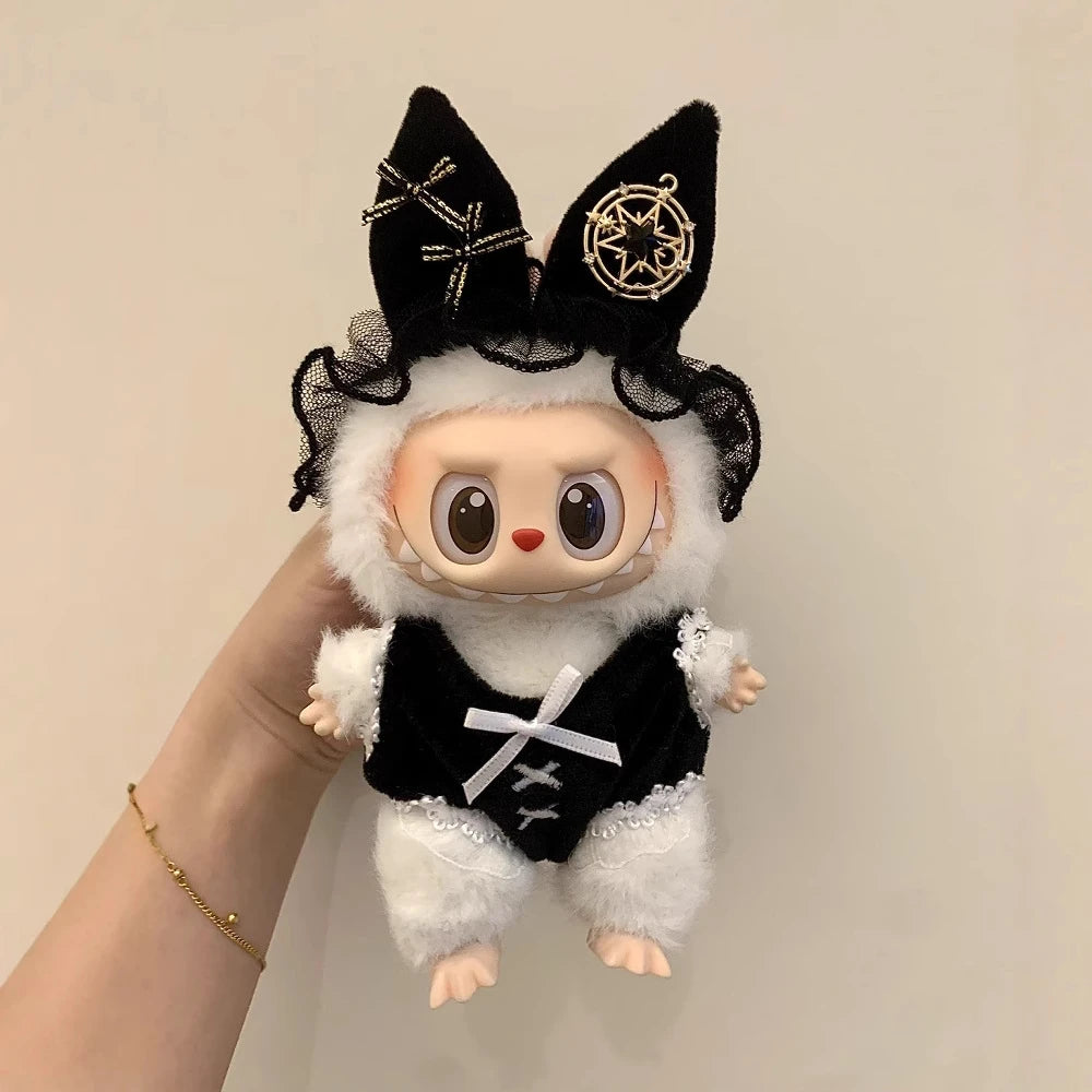 Chic Wildcat & Gothic Lace Outfit 17cm