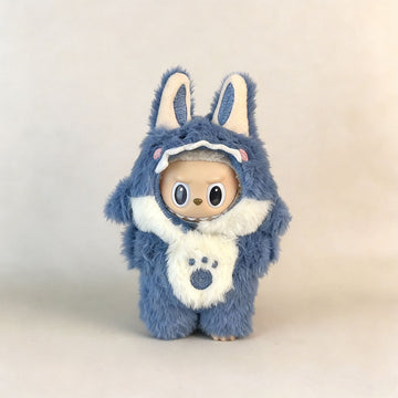 Deep Sea Shark Outfits Premium Plush Jumpsuits for Labubu