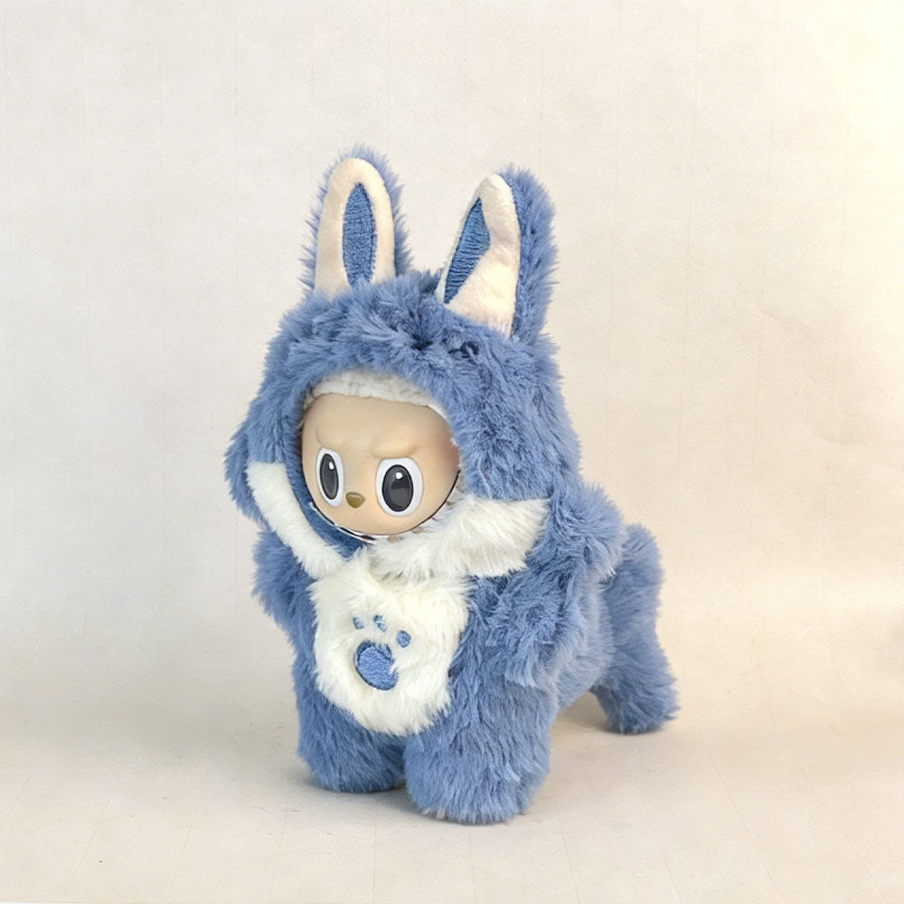 Deep Sea Shark Outfits Premium Plush Jumpsuits for Labubu