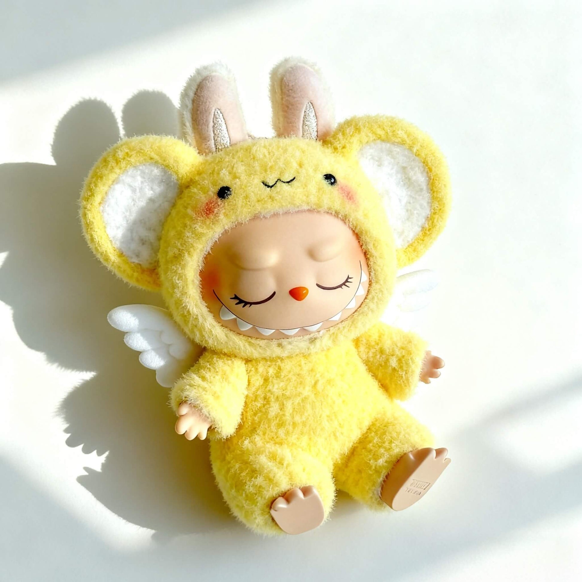 KIKIBUDDIES Labubu 17cm Yellow Kero-Inspired Outfit Set with Wings