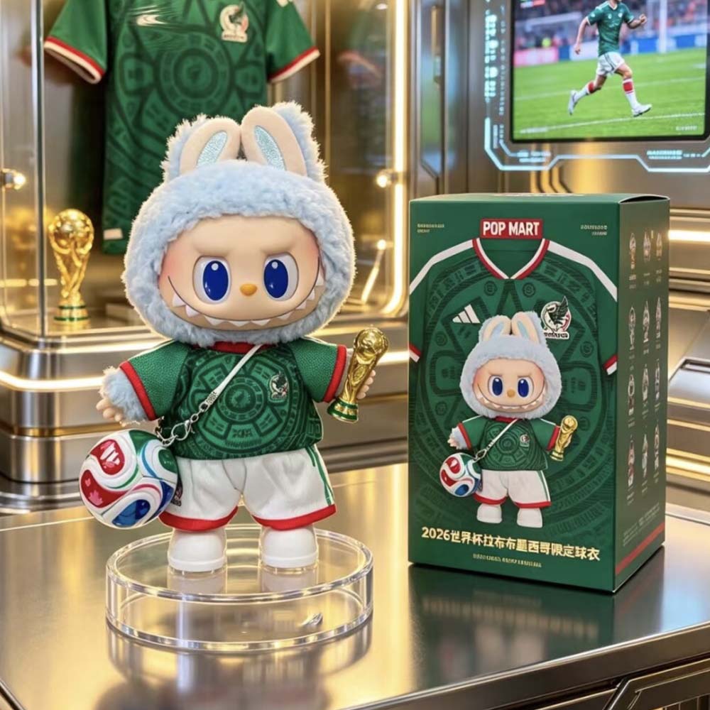 Labubu 2026 Football Club & World Cup Outfit Set — 5-Piece & 7-Piece Edition