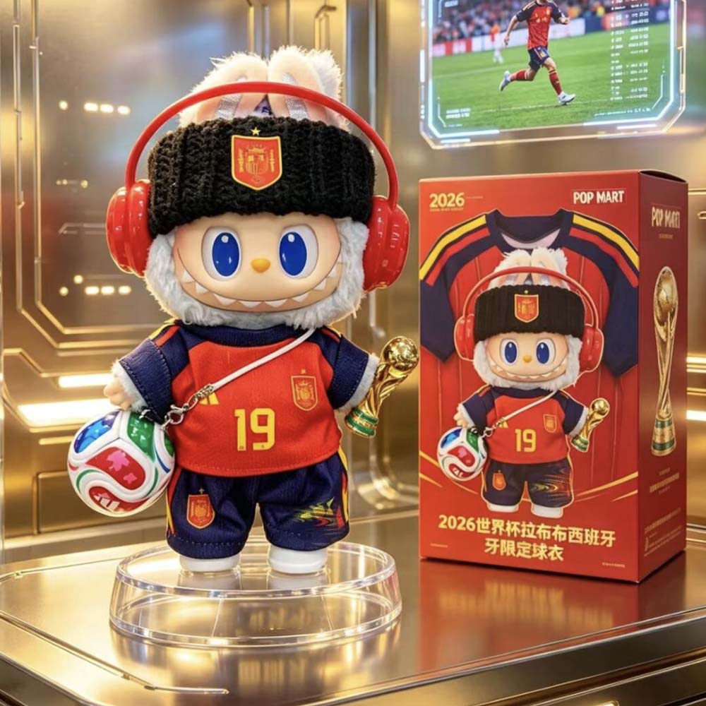 Labubu 2026 Football Club & World Cup Outfit Set — 5-Piece & 7-Piece Edition