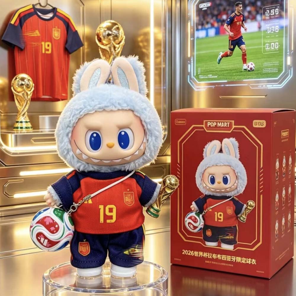 Labubu 2026 Football Club & World Cup Outfit Set — 5-Piece & 7-Piece Edition