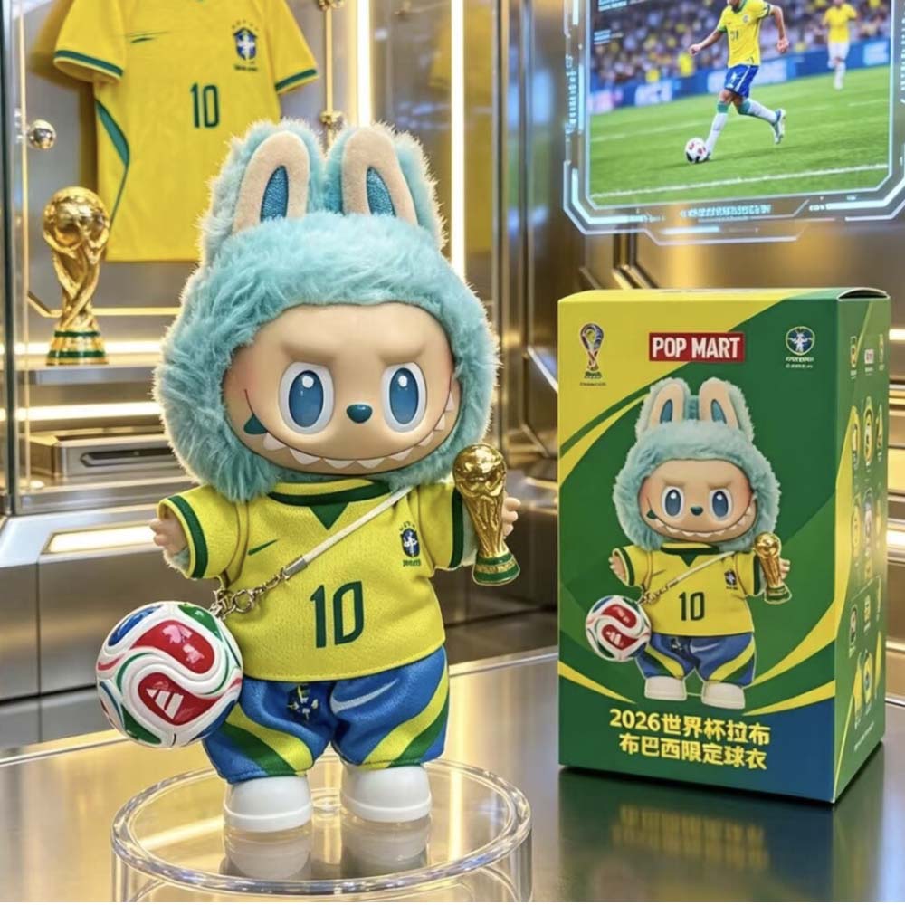 Labubu 2026 Football Club & World Cup Outfit Set — 5-Piece & 7-Piece Edition