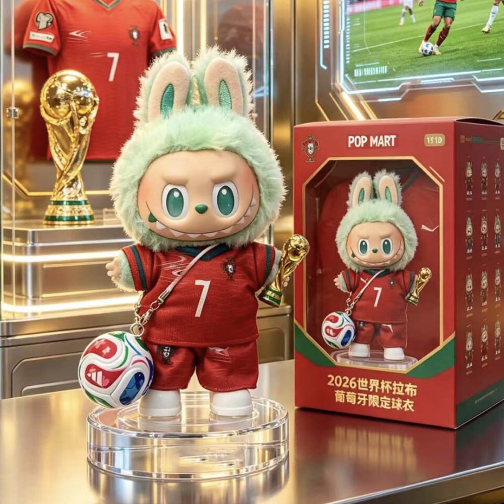 Labubu 2026 Football Club & World Cup Outfit Set — 5-Piece & 7-Piece Edition