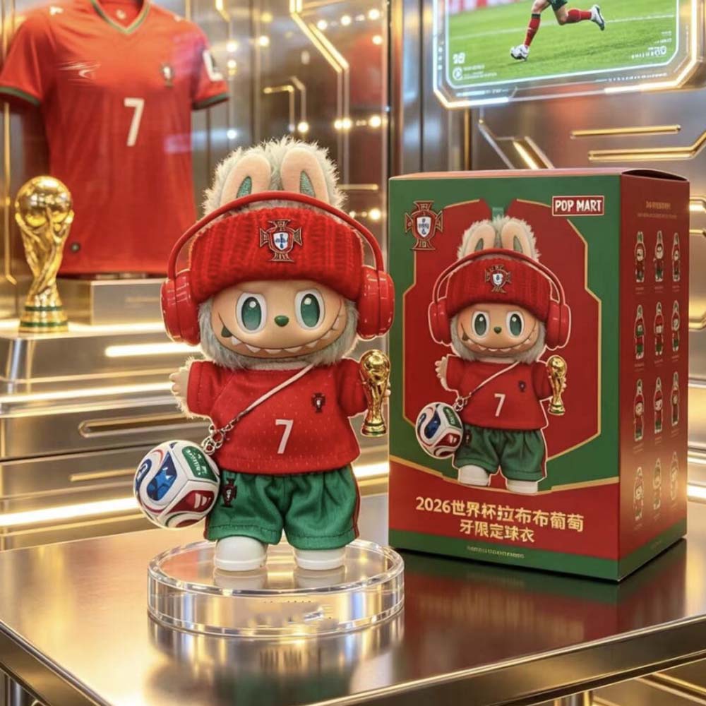 Labubu 2026 Football Club & World Cup Outfit Set — 5-Piece & 7-Piece Edition