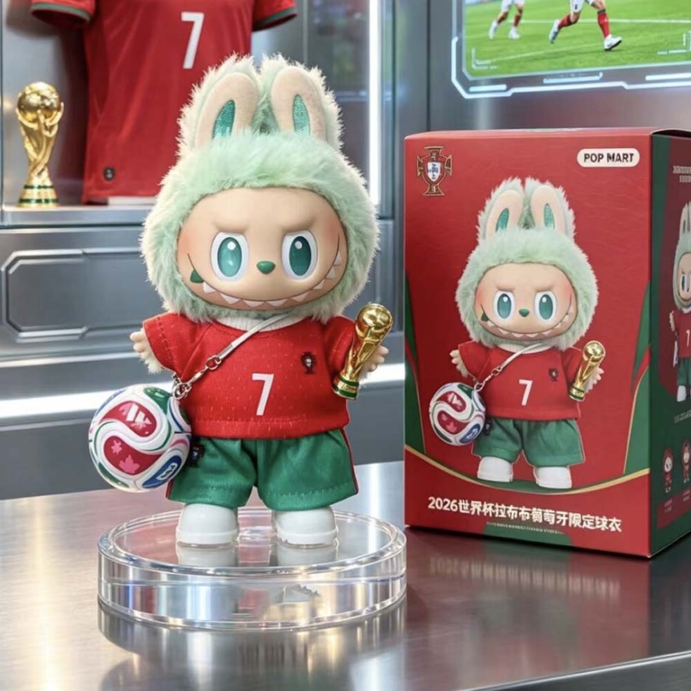 Labubu 2026 Football Club & World Cup Outfit Set — 5-Piece & 7-Piece Edition