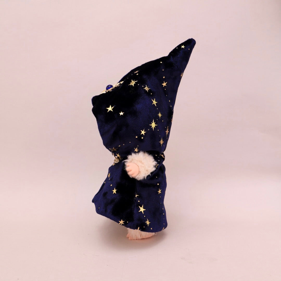 Tarot Legends Cloak For Labubu - Blue Velvet Star & Moon Outfit