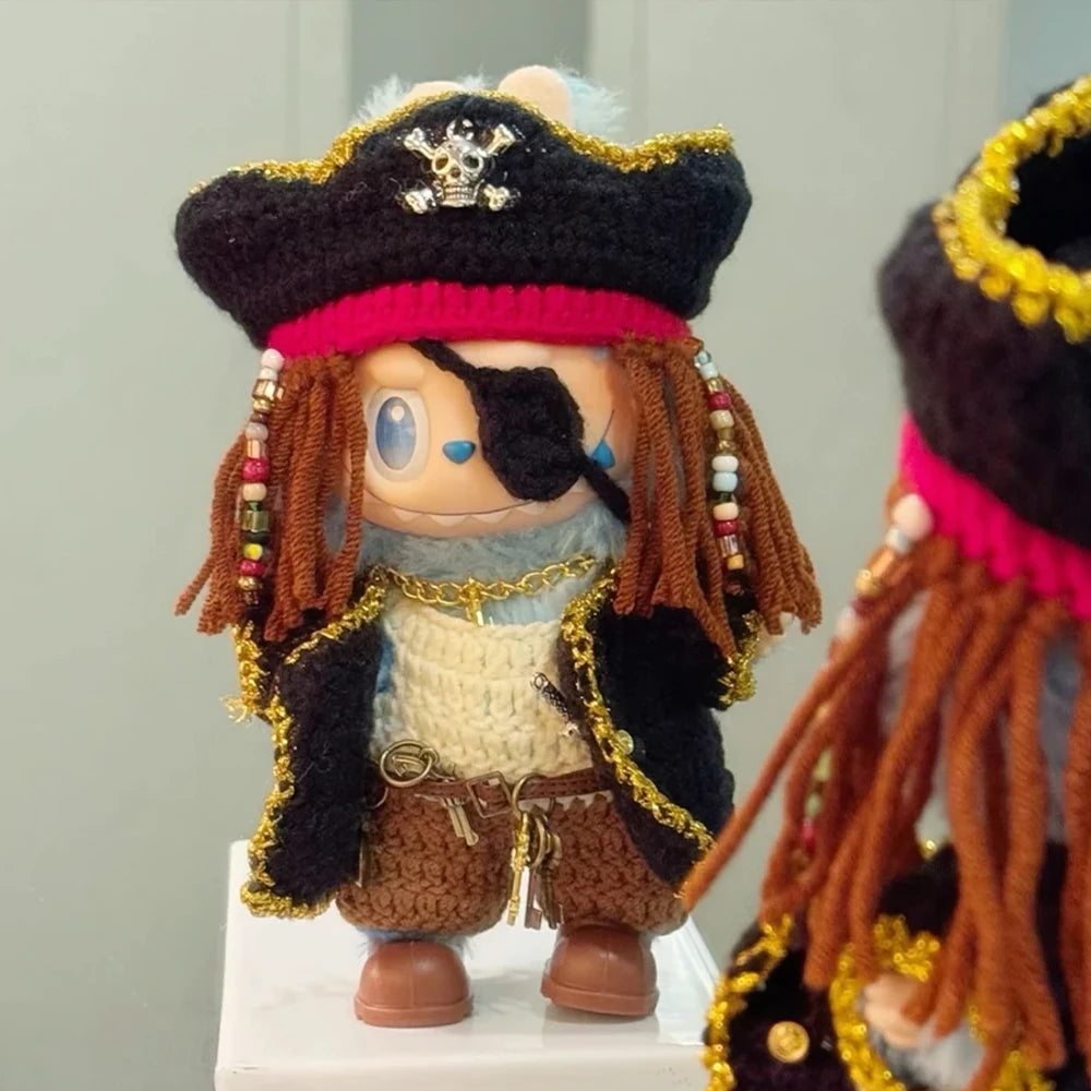 Legendary OOTD Set #23 — Golden Age Pirate Captain Edition (Labubu V3 Hope + Outfit)