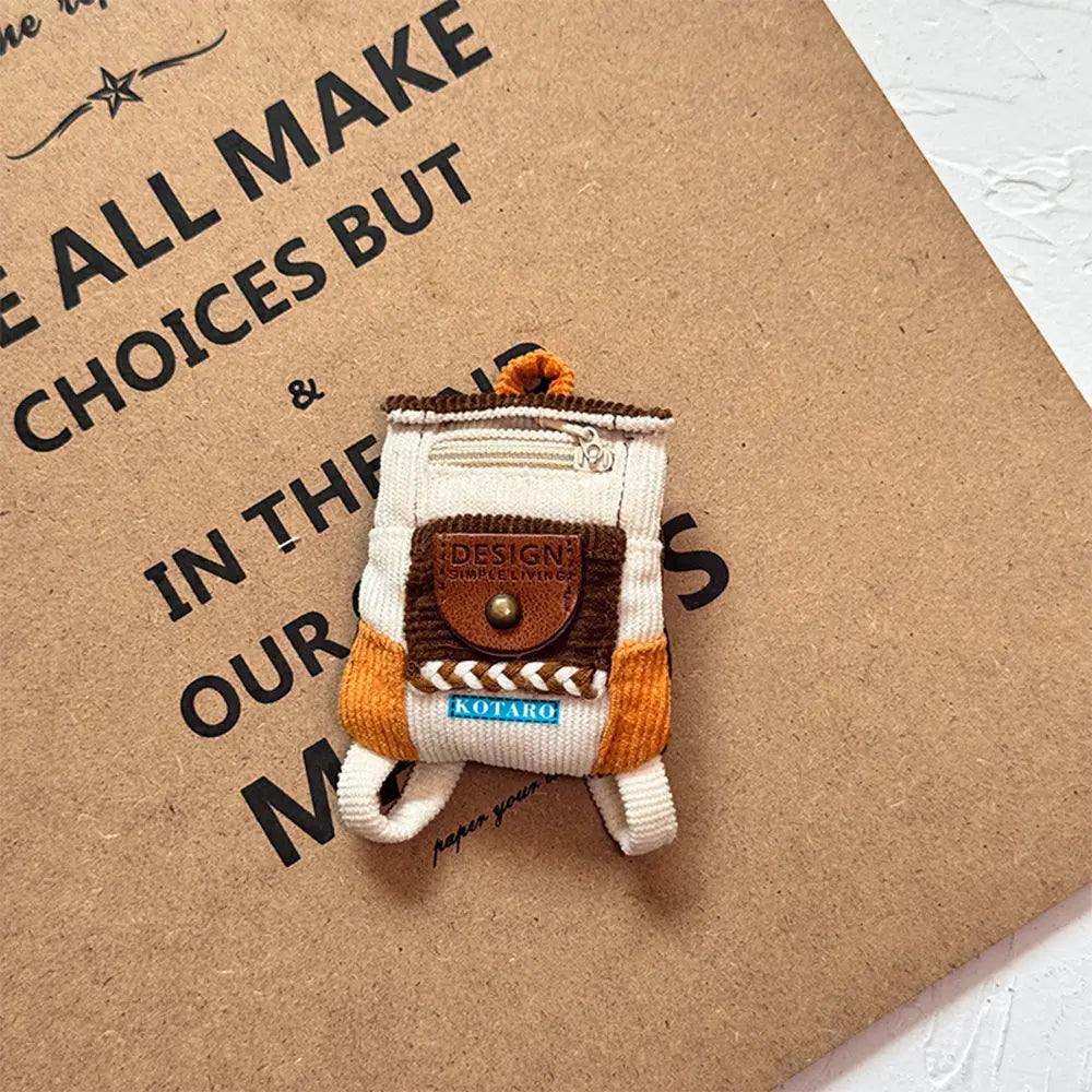 Maillard Style Mini Bag Charm for Collectible Toy Figures