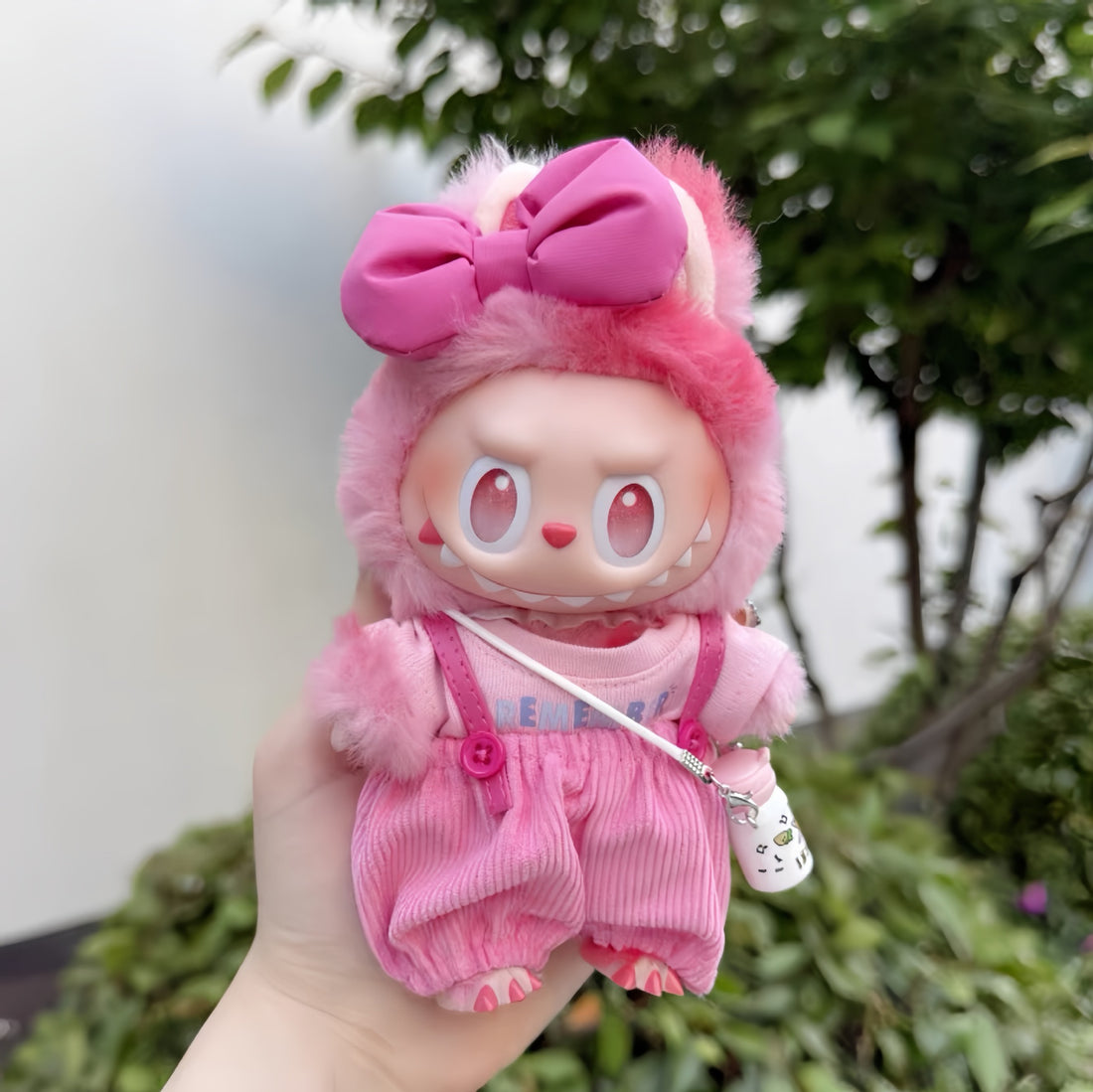 Plush Figure Bag Charm Mei Mei Pink
