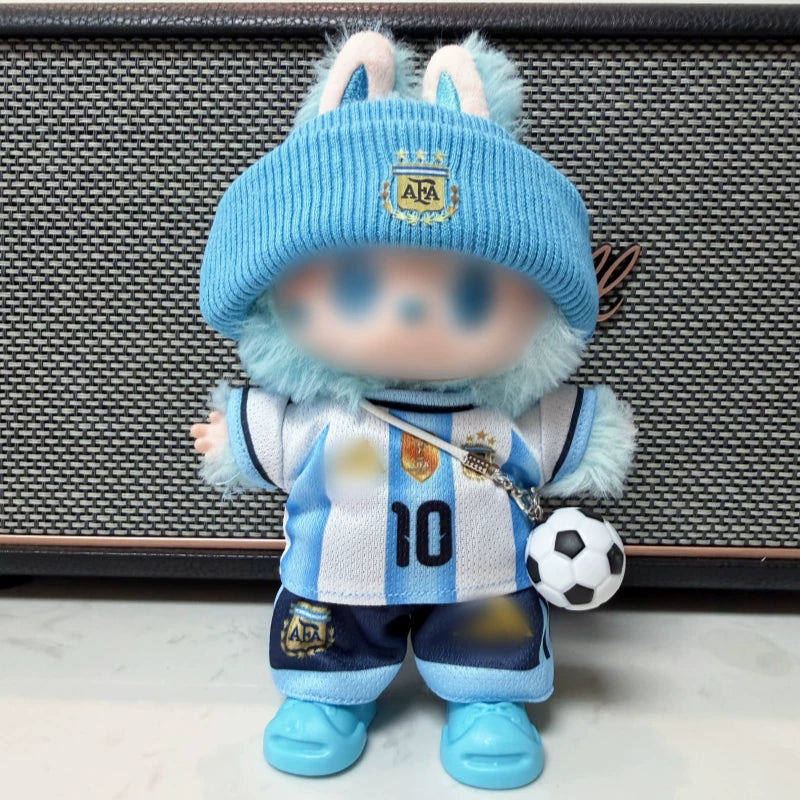 Labubu Argentina Messi outfit main