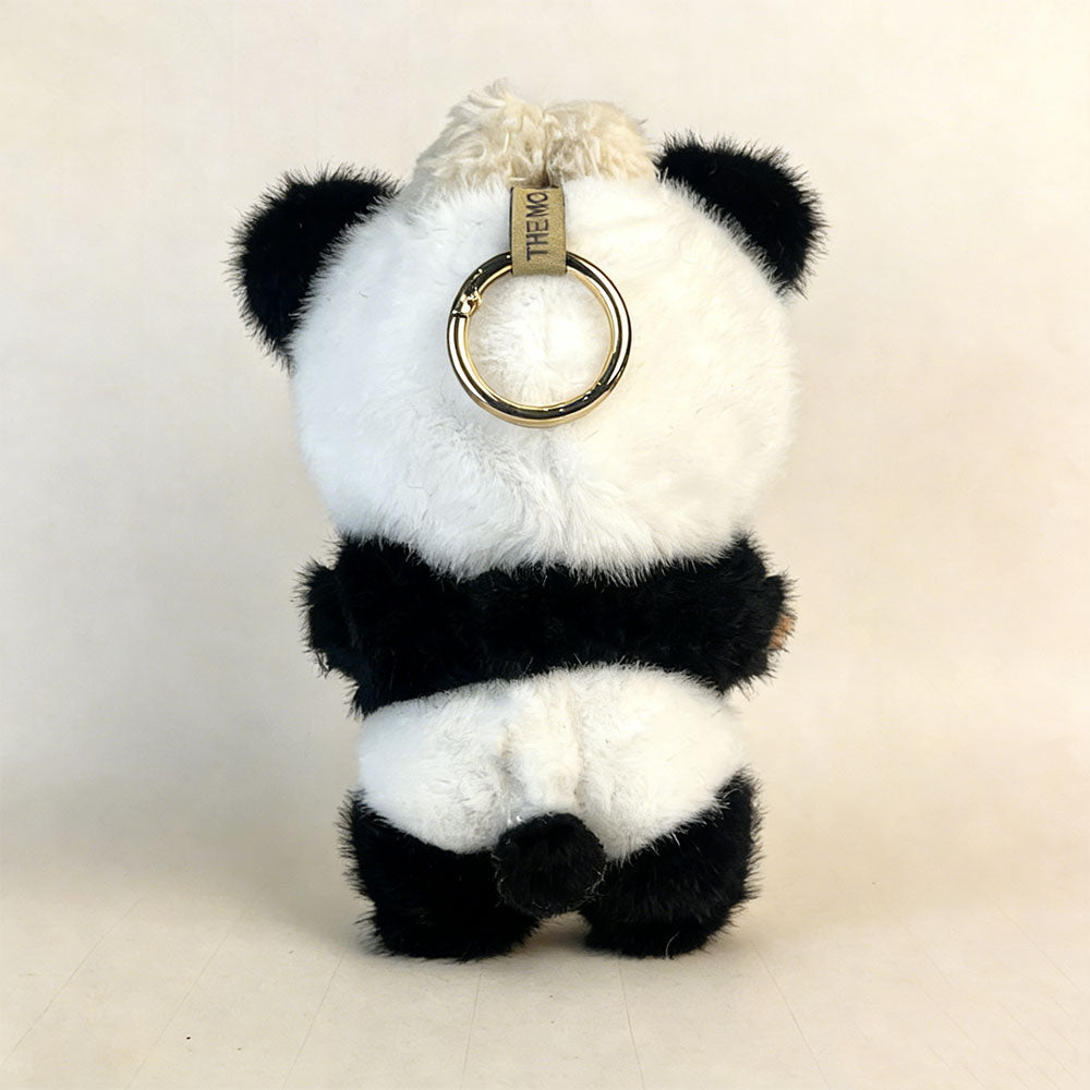 Panda Hug Collection: Ultra-Soft Bamboo Panda Plush Jumpsuit for Labubu