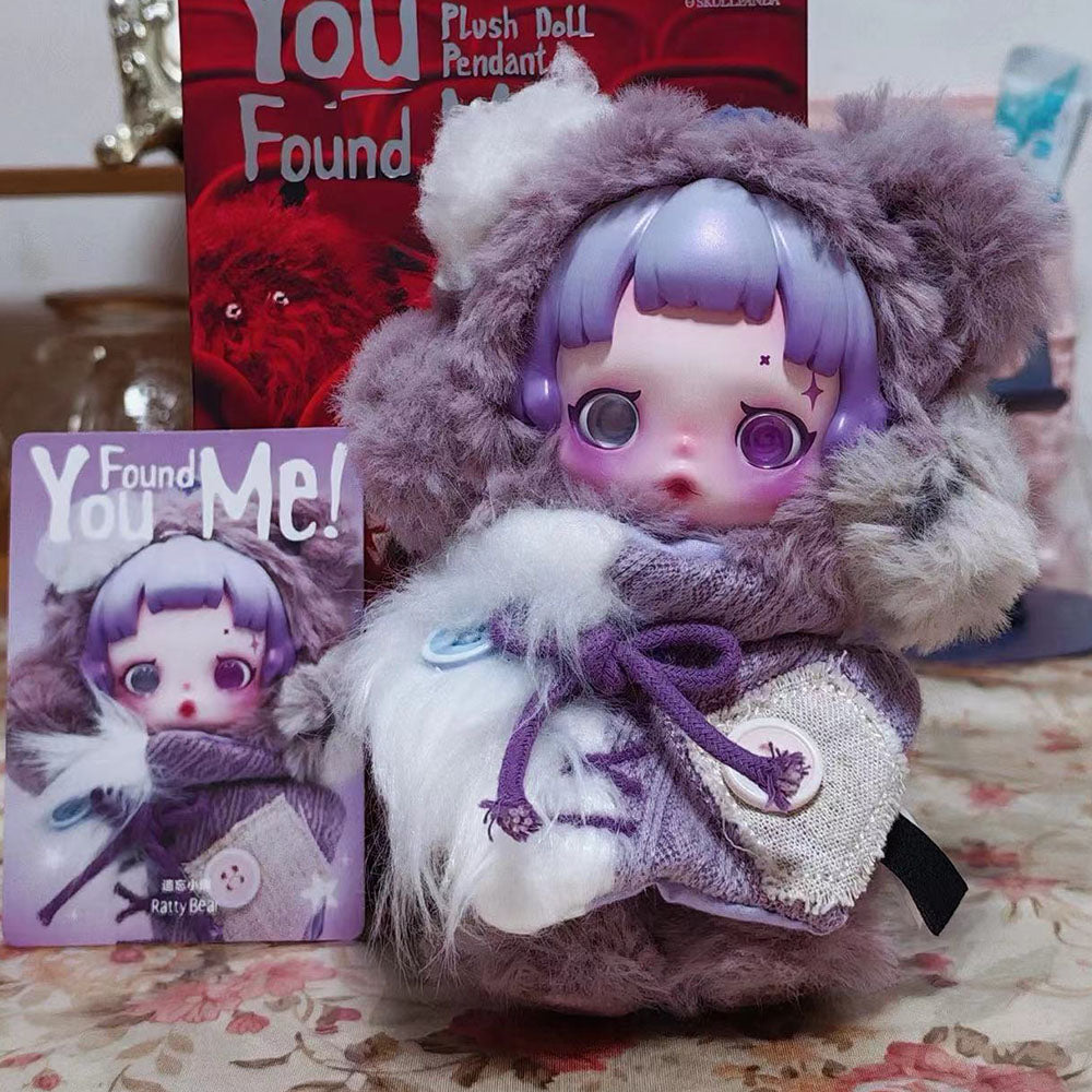 Skullpanda You Found Me Series Plush Doll Pendant — 13.5cm