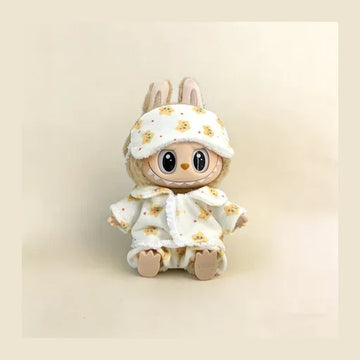 Sweet Dreams Collection: 3-Piece Cozy Cartoon Pajama Set for Labubu