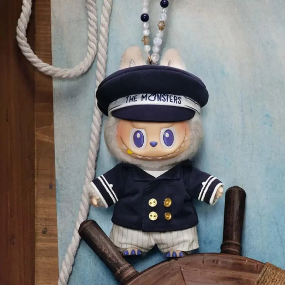 Labubu Captain Vinyl Plush Hanging Card POP LAND Exclusive