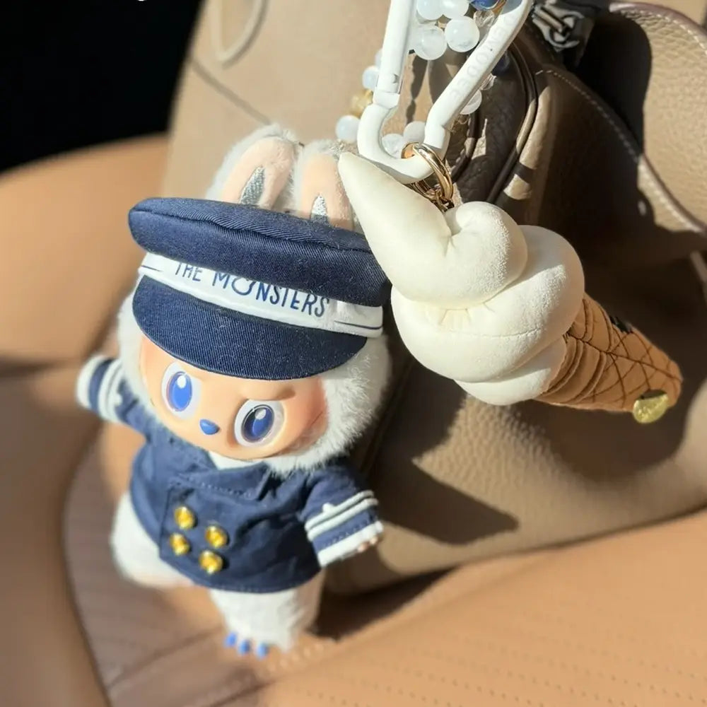 Labubu Captain Vinyl Plush Hanging Card POP LAND Exclusive