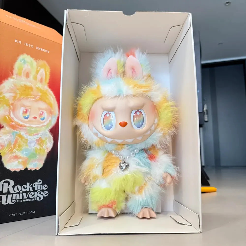 THE MONSTERS Labubu Big Into Energy — Rock The Universe Vinyl Plush Doll 37cm