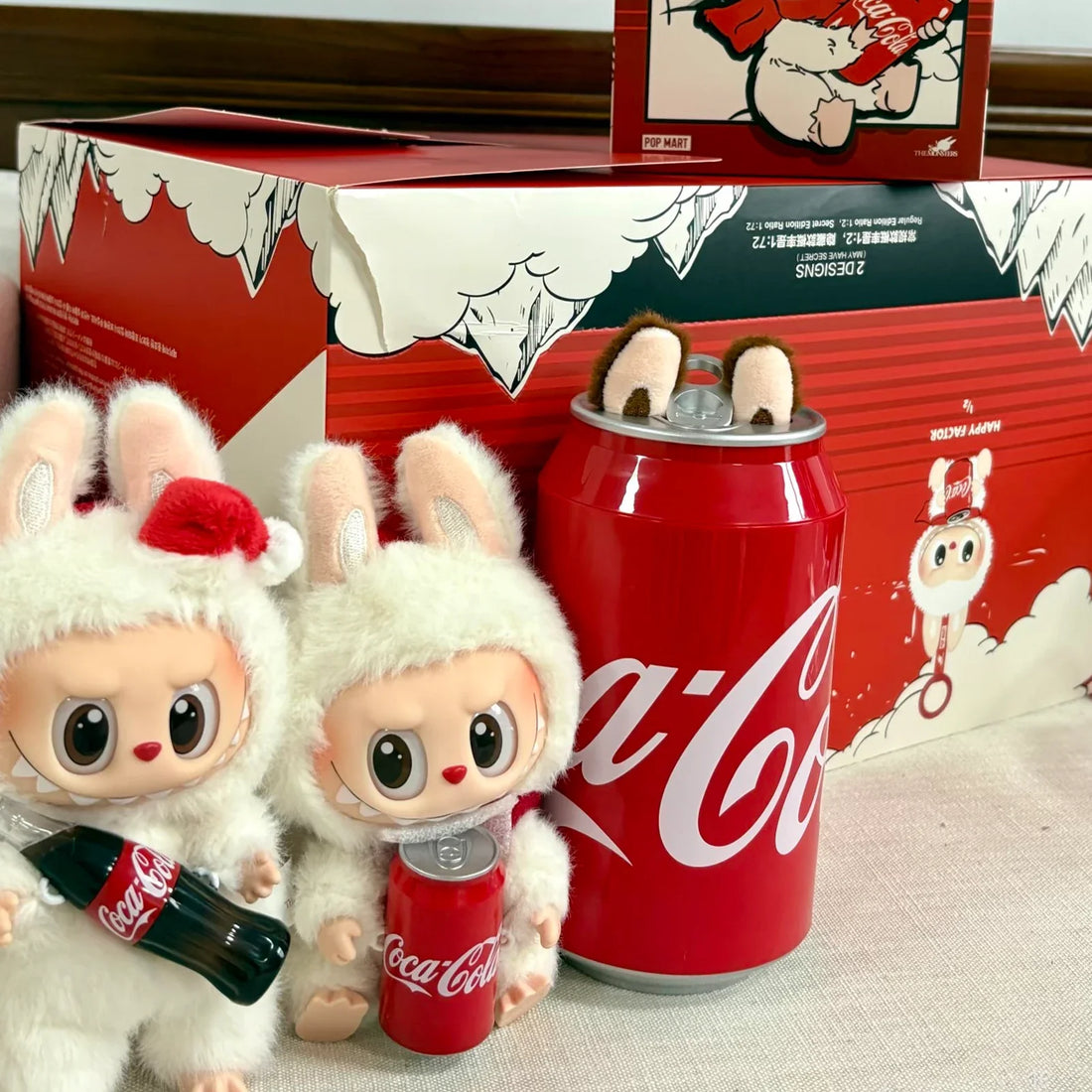 THE MONS Labubu COCA COLA Series Vinyl Face