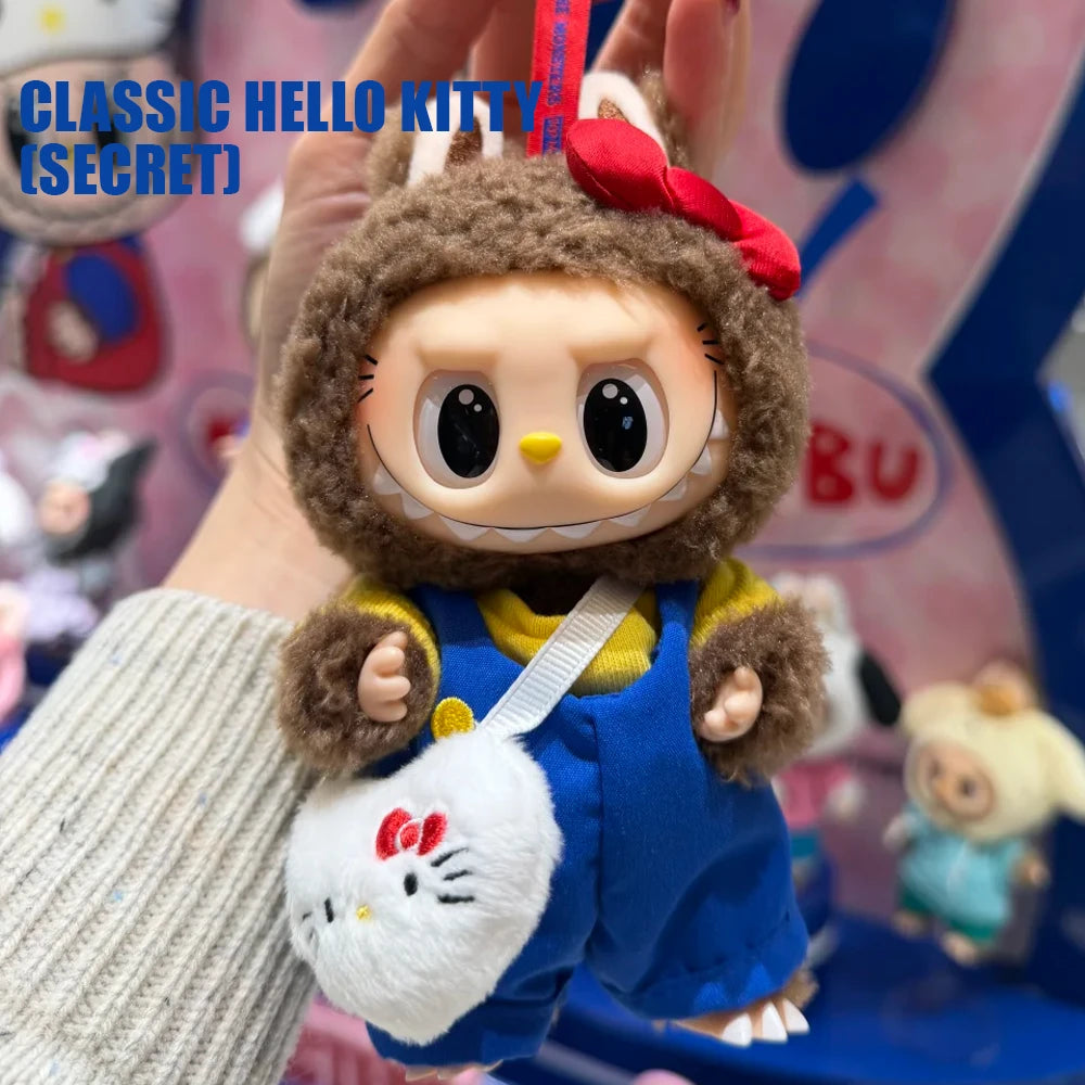 THE MONS Labubu × Hello Kitty and Friends Series Vinyl Plush Pendant