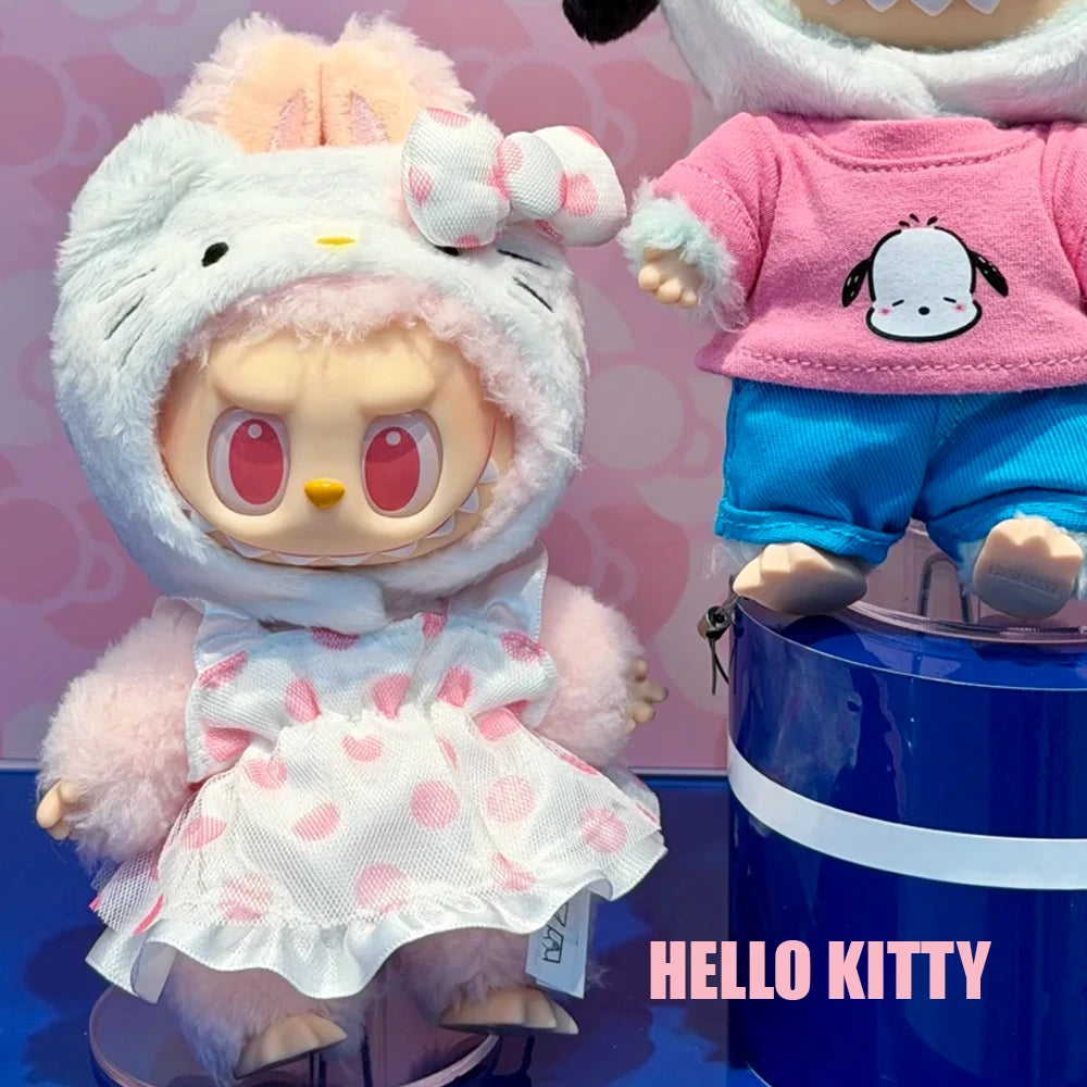 THE MONS Labubu × Hello Kitty and Friends Series Vinyl Plush Pendant