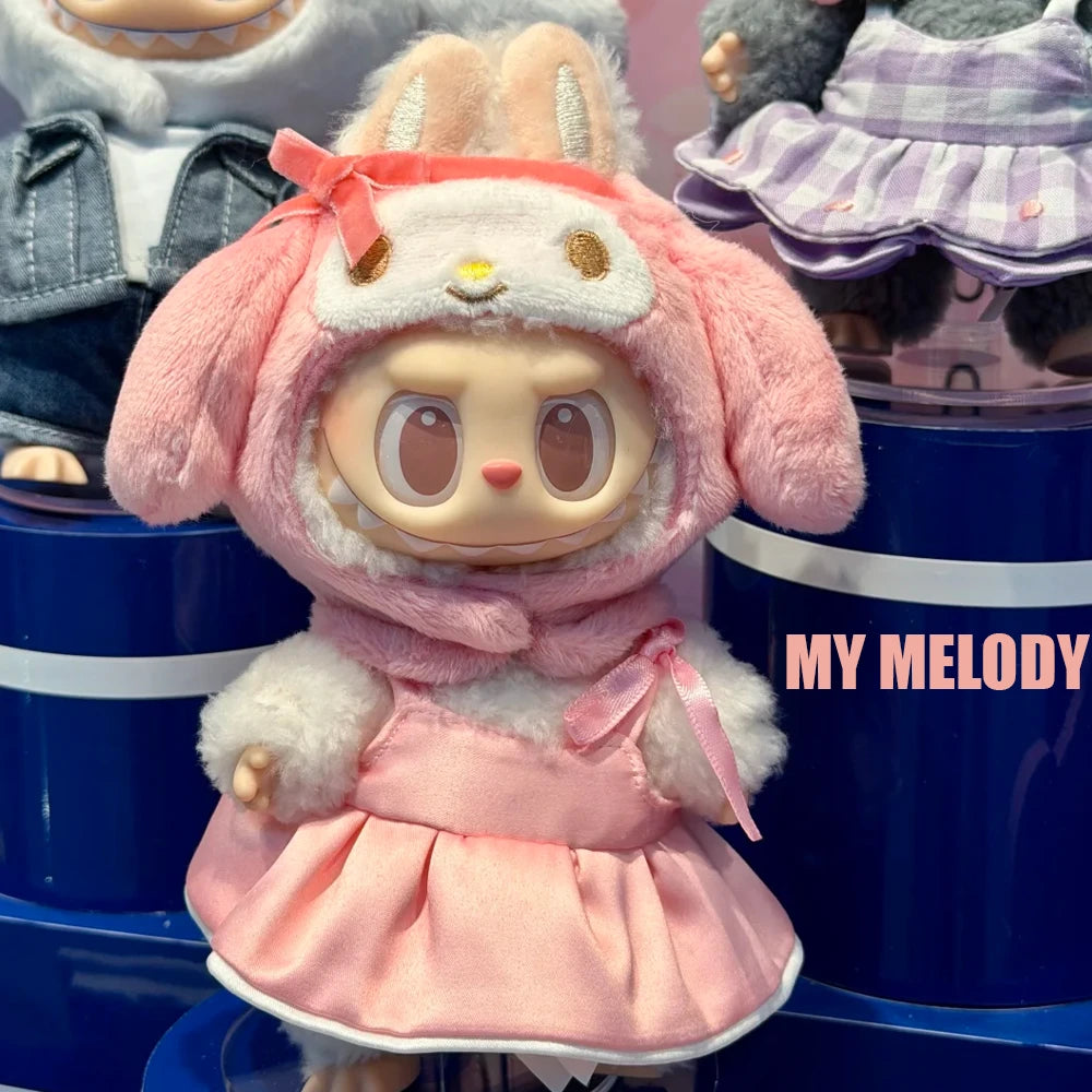 THE MONS Labubu × Hello Kitty and Friends Series Vinyl Plush Pendant