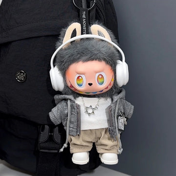 "Urban Beats" DJ Style Suite For Labubu 17cm