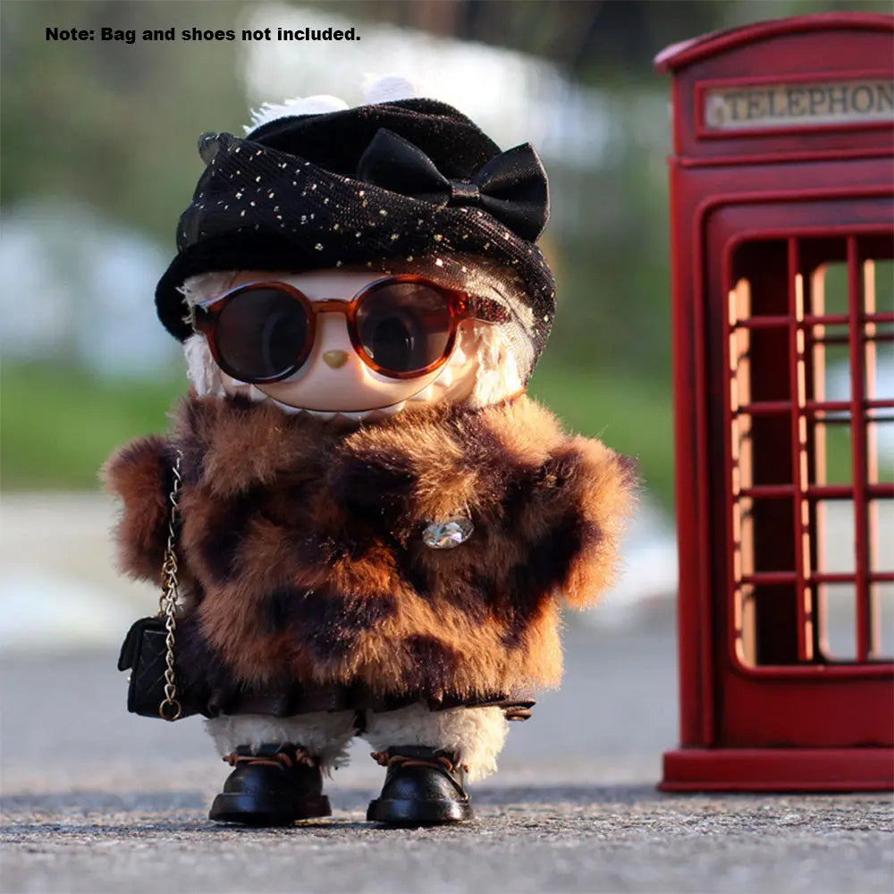 Vintage British OOTD Set — British Socialite Fur Edition