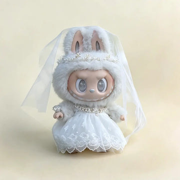 Zimomo 58cm Outfit · White Wedding Dress｜Doll Clothes, Figure Not Included – Independent Retailer