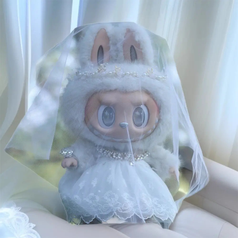 Zimomo 58cm Outfit · White Wedding Dress｜Doll Clothes, Figure Not Included – Independent Retailer