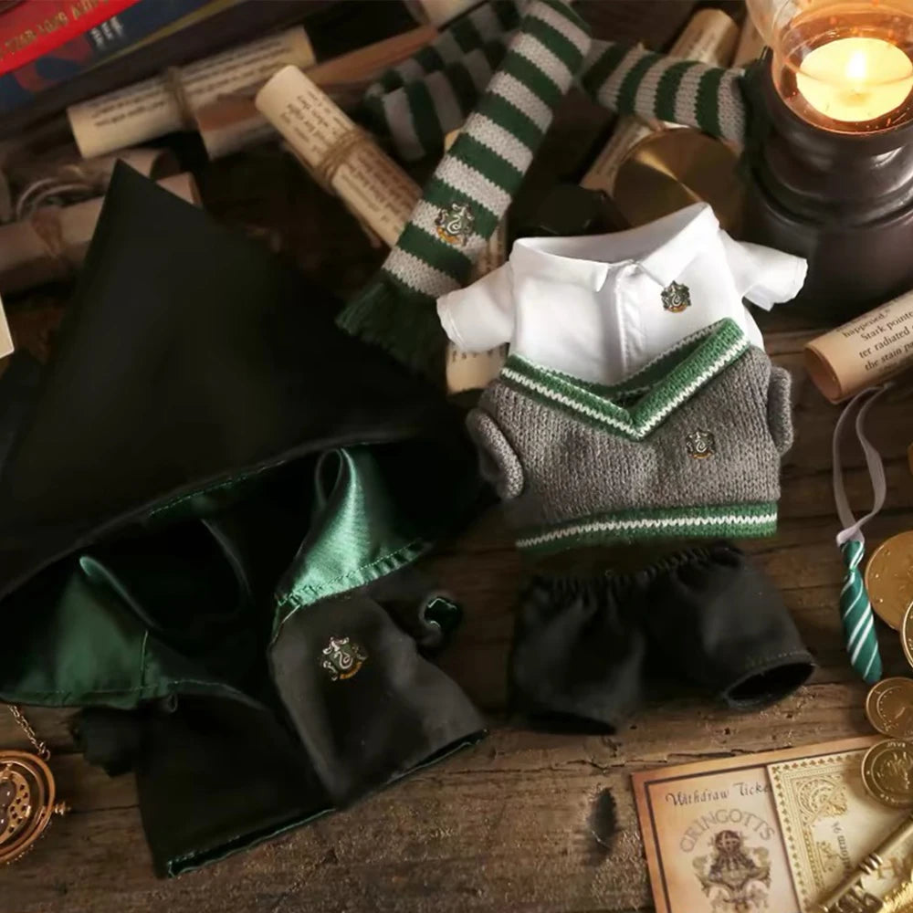 Magical Academy OOTD Set #33 — Green Wizarding Apprentice Edition Labubu V3 Serenity + Outfit