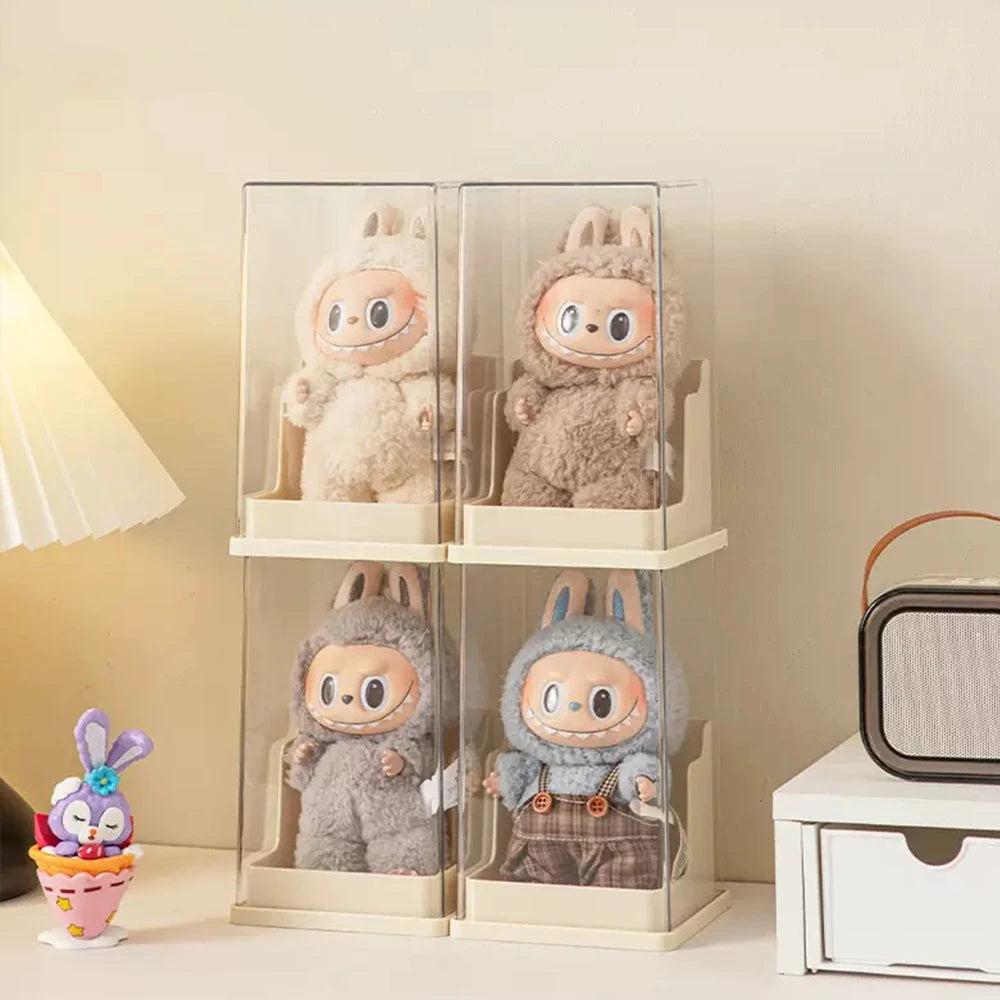 Labubu / The Monsters 17cm Display Case · Acrylic｜Figure Not Included, Dust Protection - detail view | KikiBuddies
