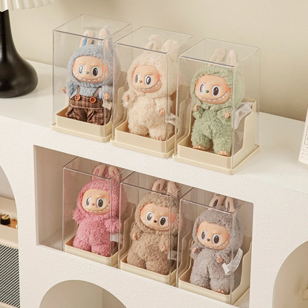 Labubu / The Monsters 17cm Display Case · Acrylic｜Figure Not Included, Dust Protection - additional product view 6 | KikiBuddies
