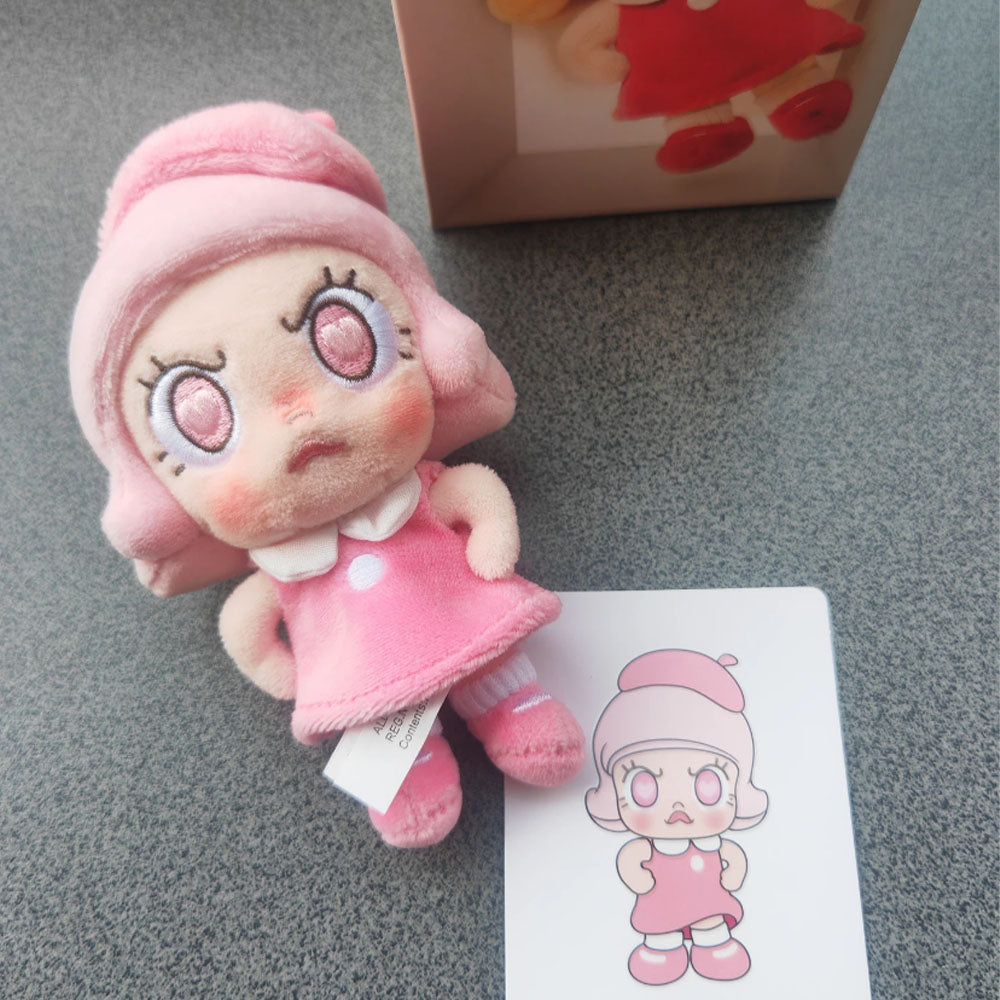 Angry Molly Angry Energy Series Plush Pendant — 12–13cm - front view | KikiBuddies