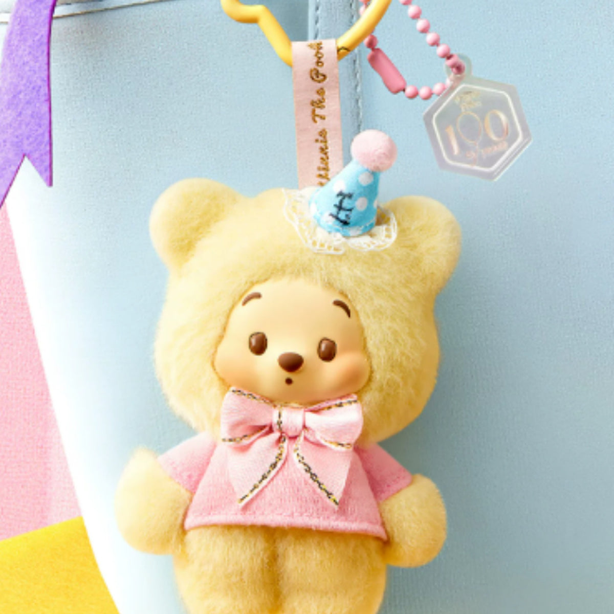 DSN Winnie the Pooh Naughty Party Series Vinyl Plush Pendant Blind Box - Winnie the Pooh pendant example; illustrative series image, contents depend on purchase option