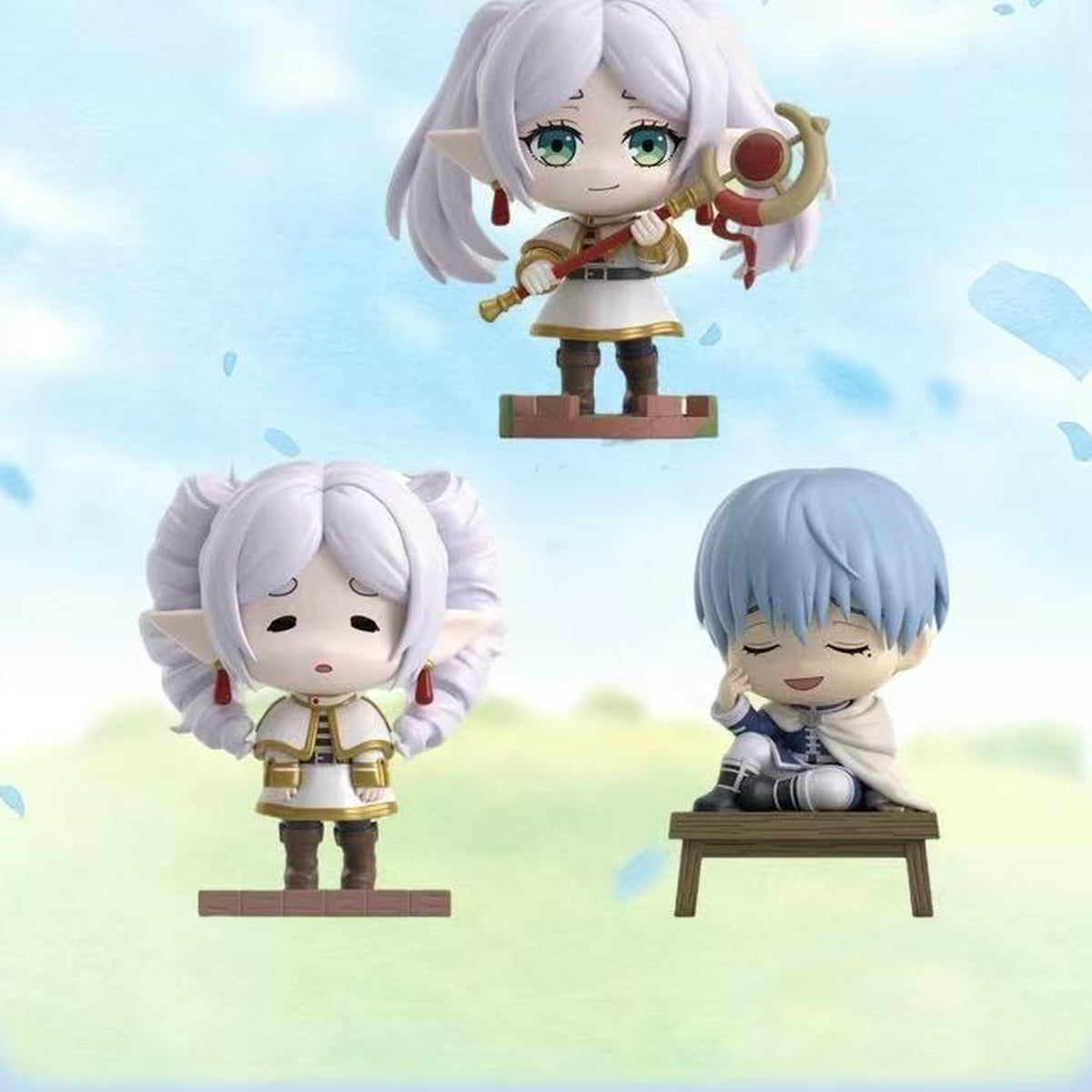 Frieren Beyond Journey's End Travel Diary Series Figure Blind Box - Frieren and Himmel design examples; illustrative series image, contents depend on purchase option