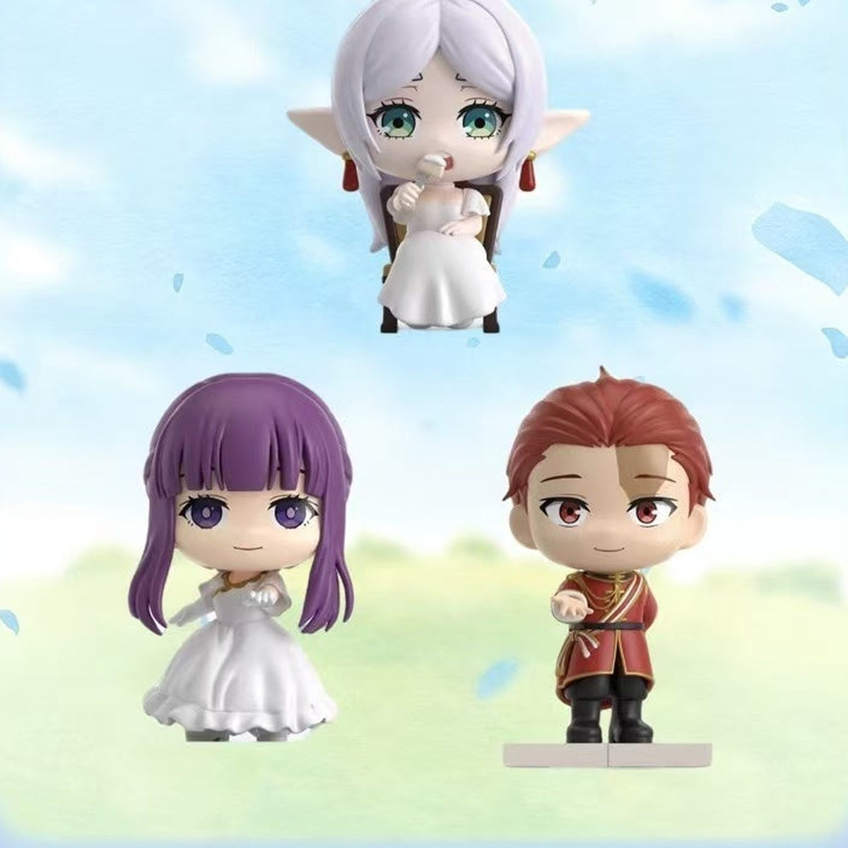 Frieren Beyond Journey's End Travel Diary Series Figure Blind Box - Frieren Fern and Stark design examples; illustrative series image, contents depend on purchase option