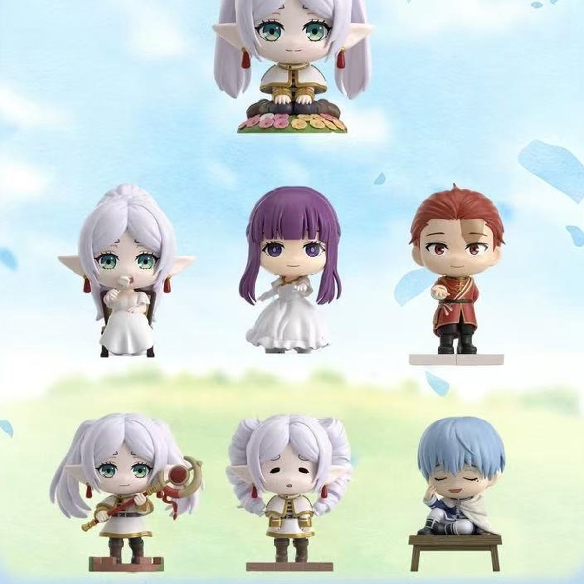 Frieren Beyond Journey's End Travel Diary Series Figure Blind Box - Frieren Travel Diary series lineup with possible designs; illustrative series image, contents depend on purchase option