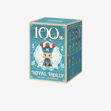 POP MART MEGA ROYAL MOLLY 100% Series 1 Figure Blind Box — single blind box packaging