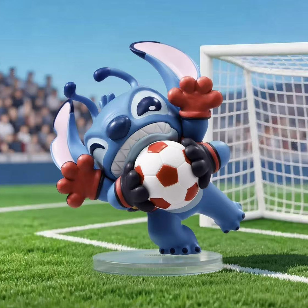 DSN Stitch Goal Match Ready Series Figure Blind Box - Stitch Diving Save soccer figure example; illustrative series image, contents depend on purchase option